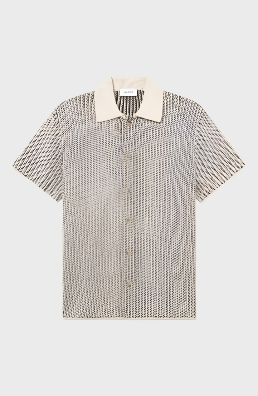 Easton Short Sleeve Button-Up Sweater