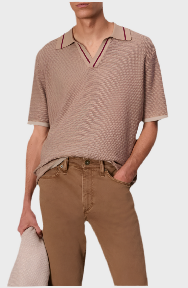 Harvey Johnny Collar Piqué Polo