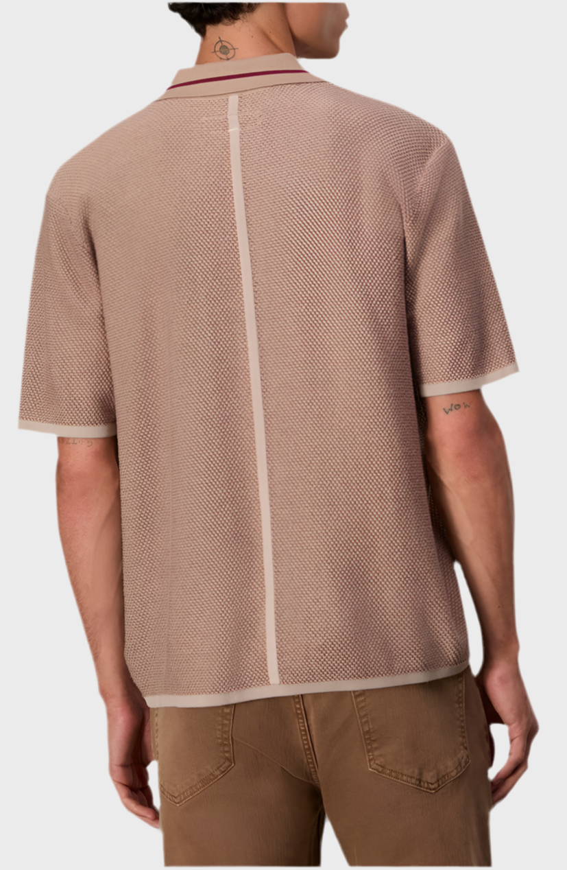 Harvey Johnny Collar Piqué Polo