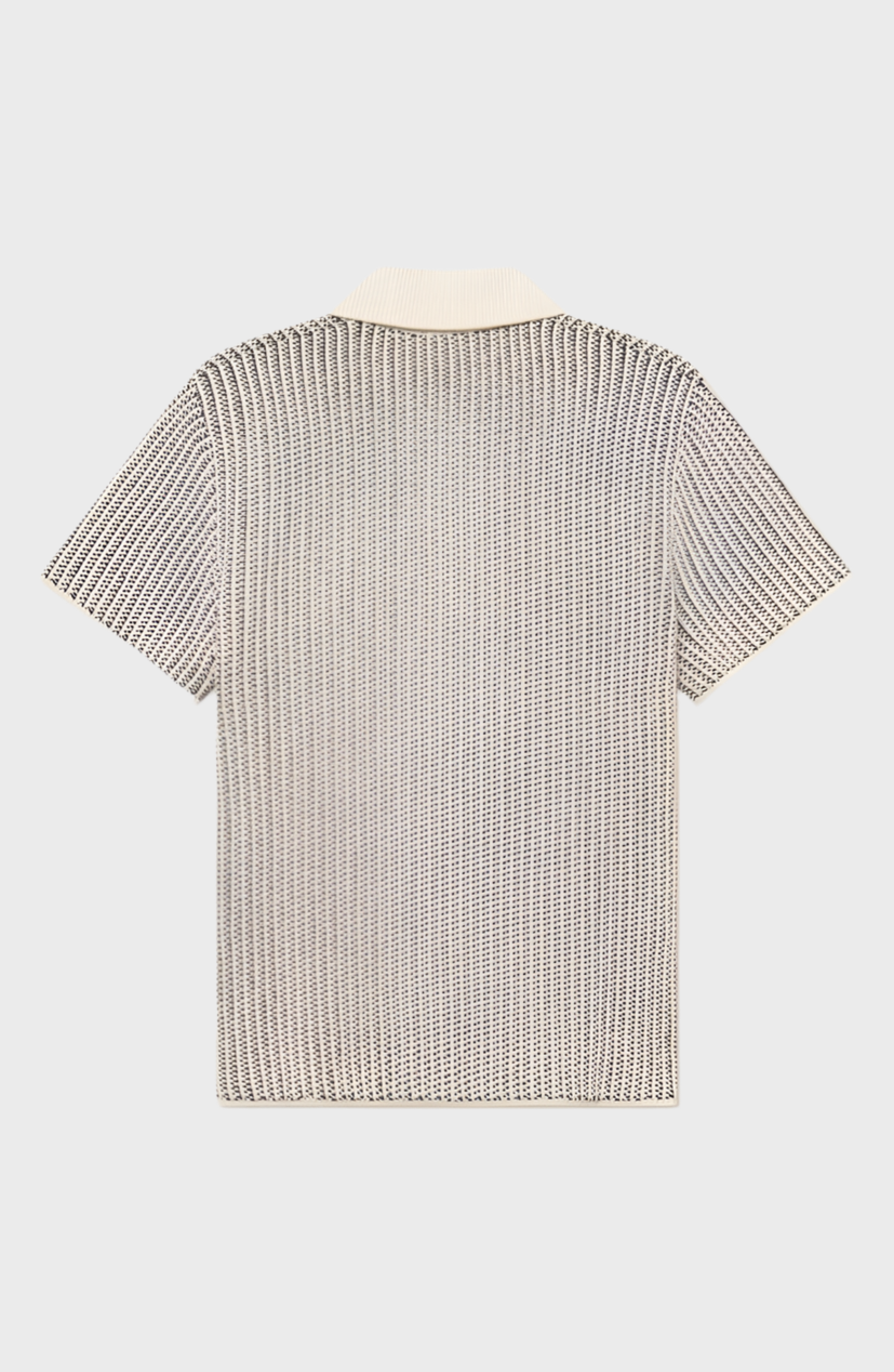 Easton Short Sleeve Button-Up Sweater