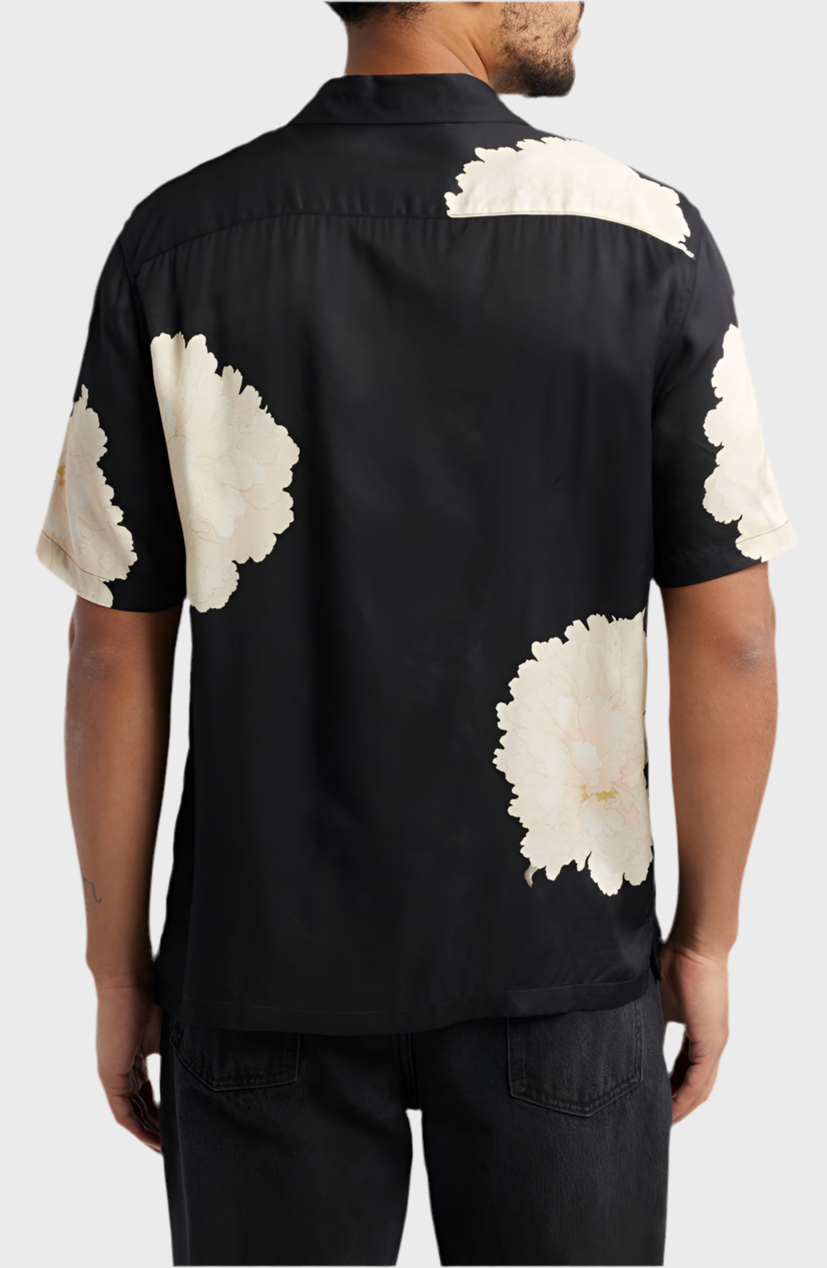 Fleur Short Sleeve Camp Shirt