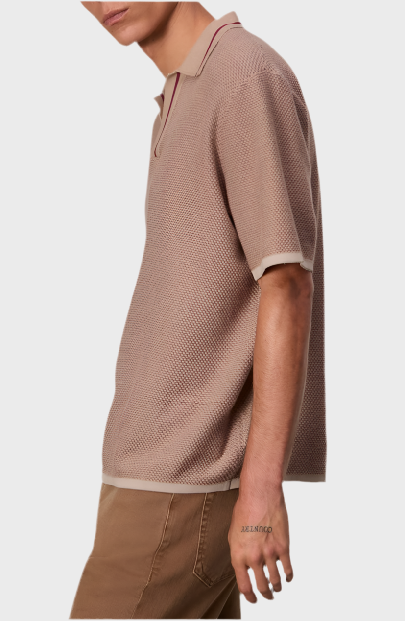 Harvey Johnny Collar Piqué Polo