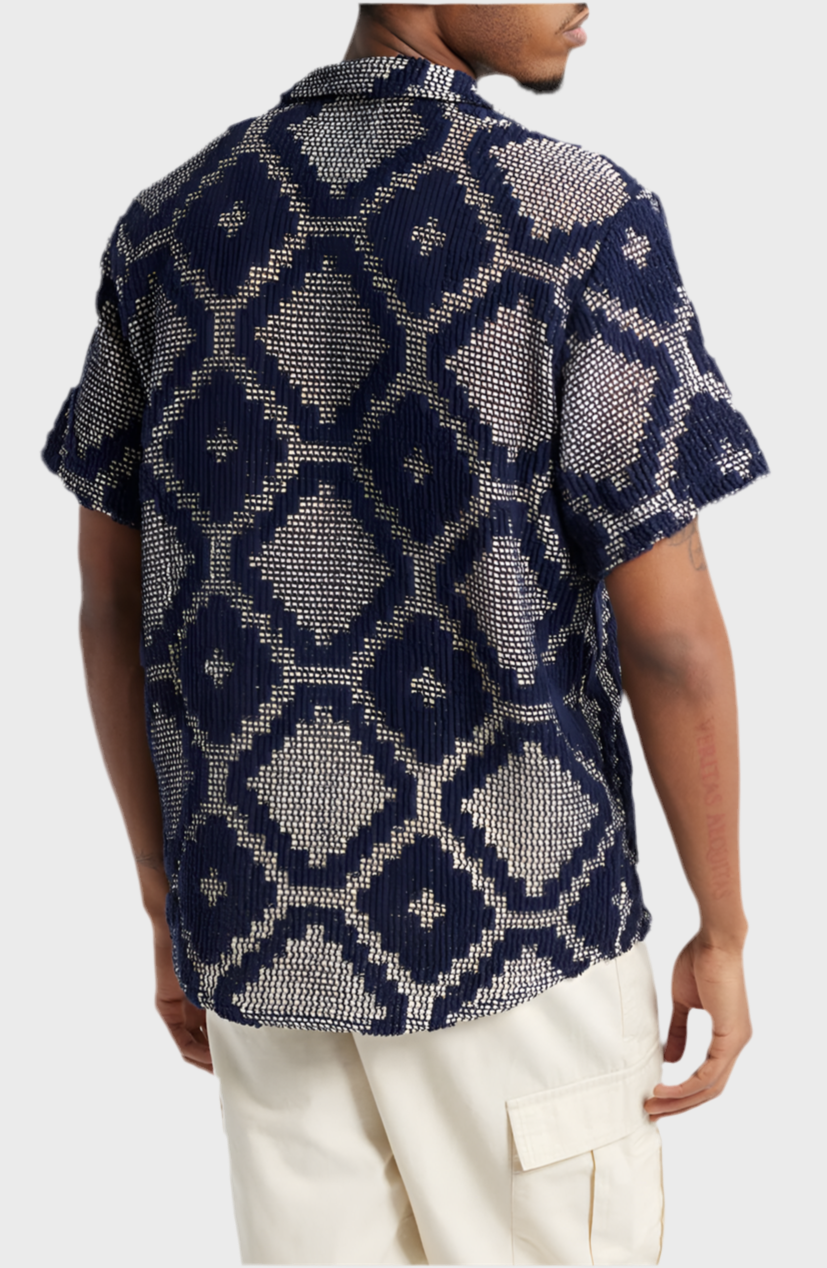 Trastevere Cuba Crochet Camp Shirt
