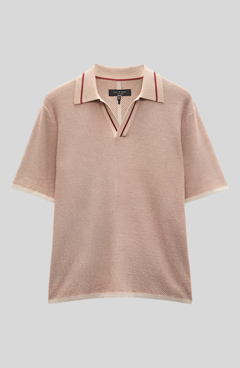 Harvey Johnny Collar Piqué Polo